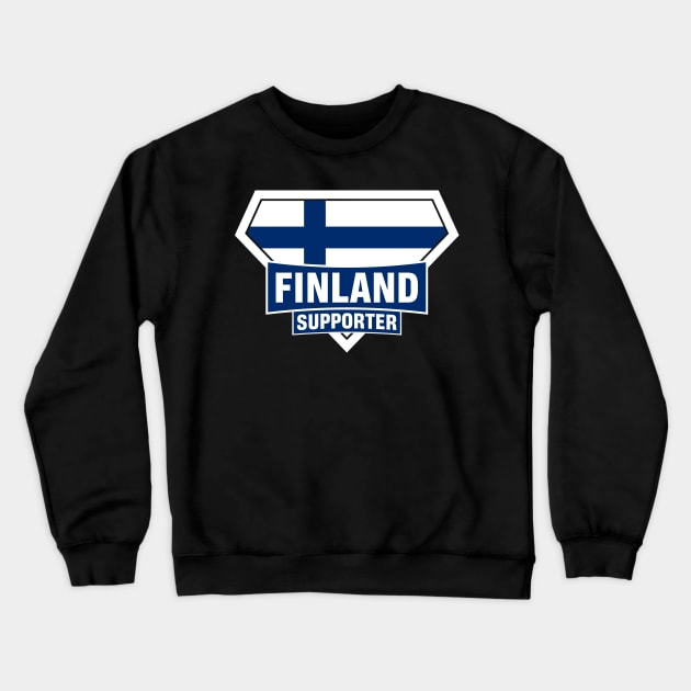 Finland Super Flag Supporter Crewneck Sweatshirt by ASUPERSTORE